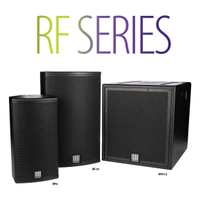 RF series professional loudspeakers