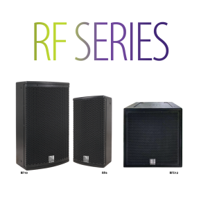RF series professional loudspeakers