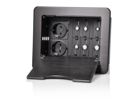 TCB audio video kabelių pajungimo dėžutė