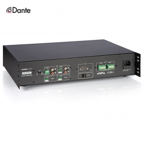 iAC 2X240 installation amplifier with Dante input interface